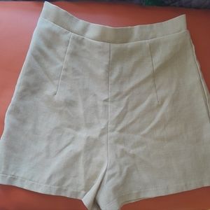 Yellow Shein shorts size small